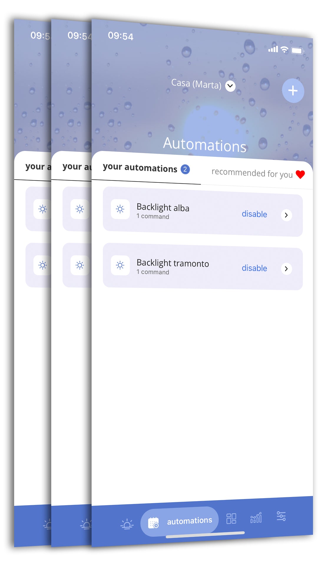Control multiple devices connected together from the iotty app: even an automation can now run on several devices at the same time.