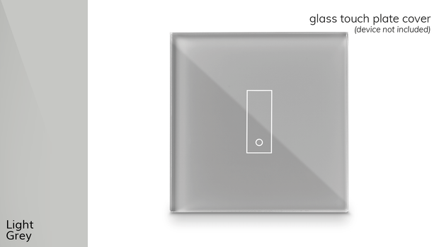 Glass touch plate cover | iotty PLUS