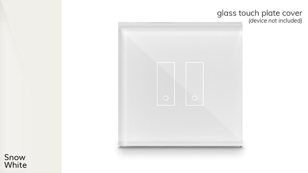 Glass touch plate cover | iotty PLUS