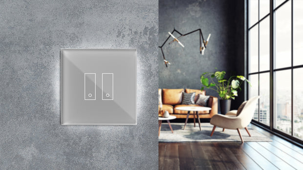 E2 PLUS wifi light control kit - grey colour plate, adjustable from app on your smartphone, easy to install